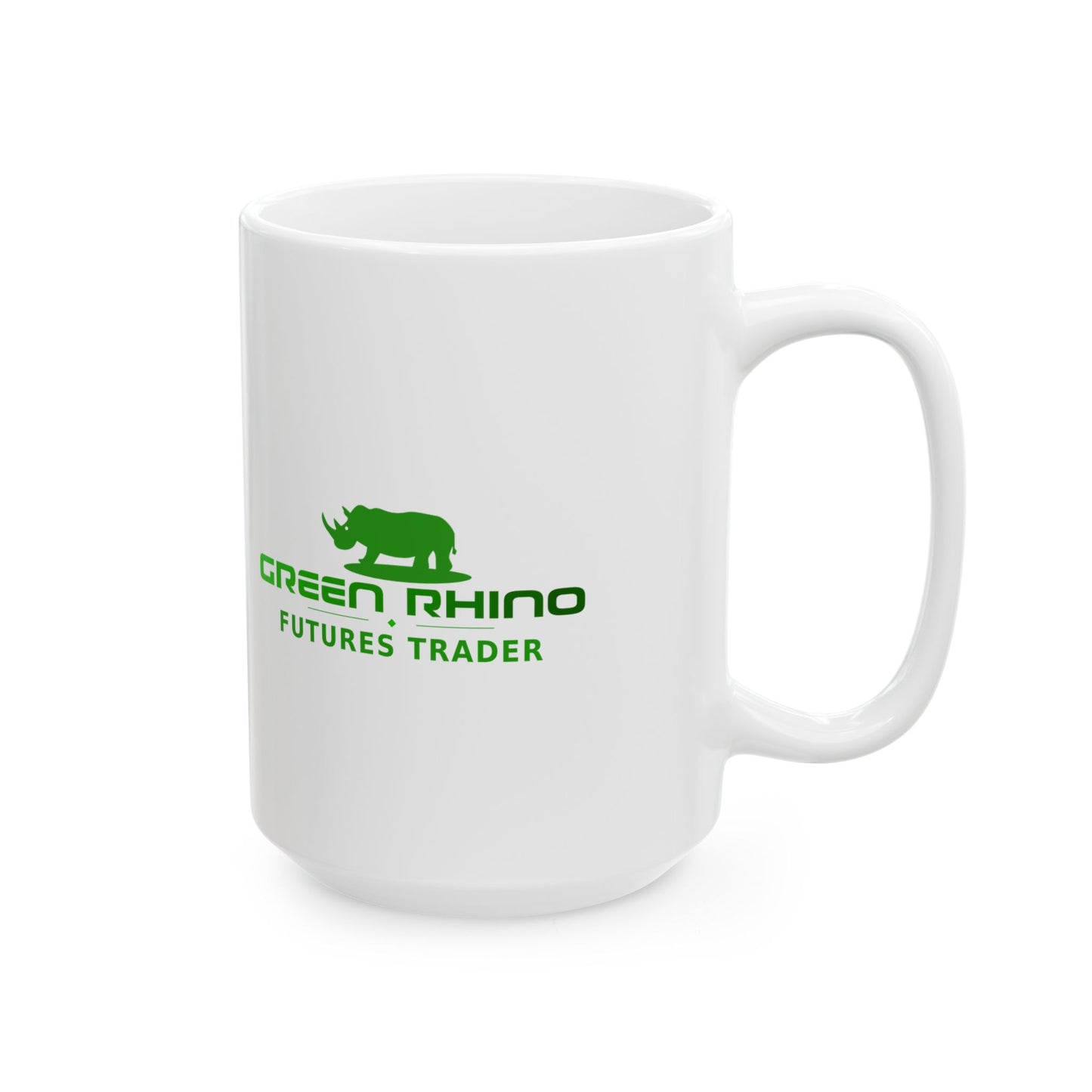 Green Rhino Trading Futures Trader Mug – White