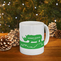 Green Rhino Trading  Stock Market Candlestick Ceramic Coffee Cup