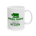 Green Rhino Ceramic Coffee Mug