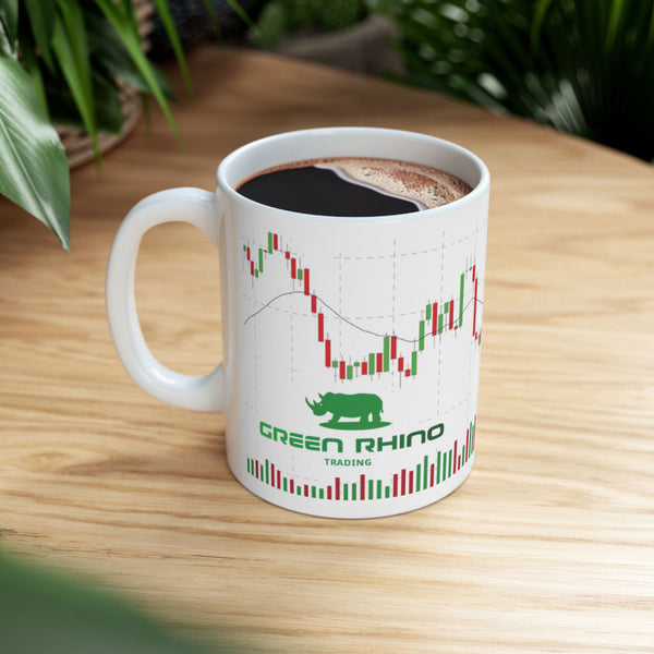 Stock Market Candlestick Chart Ceramic Mug – Trader Coffee Cup