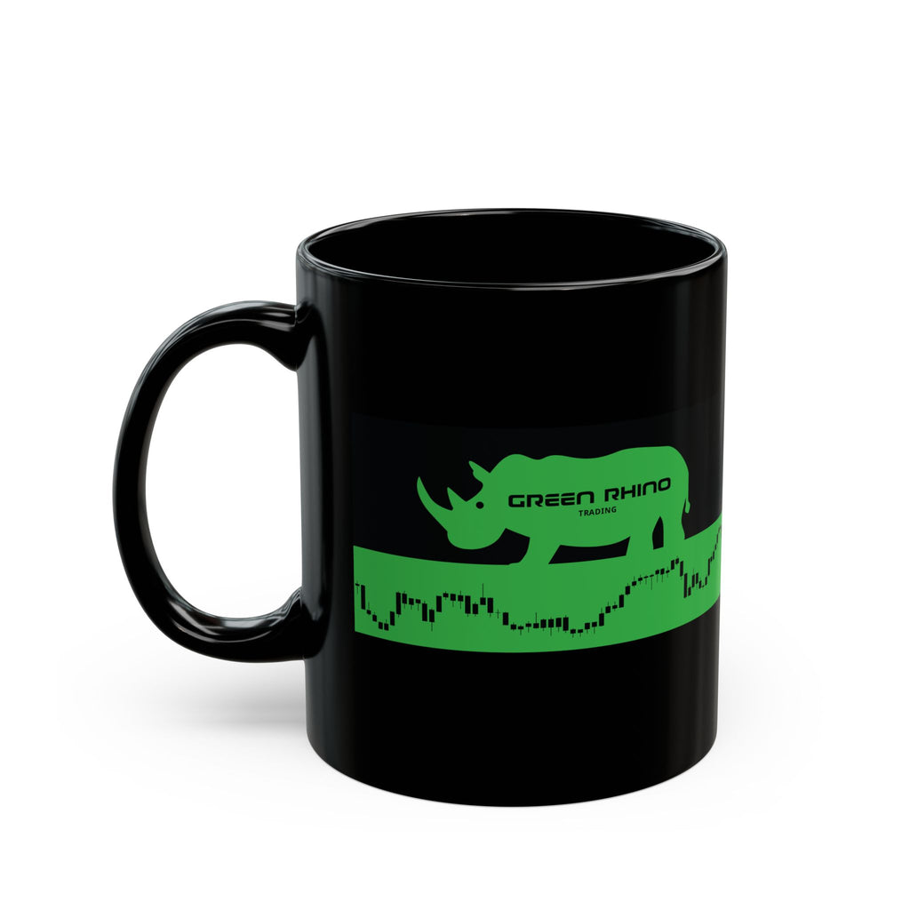 Green Rhino Trading Black Coffee Cup