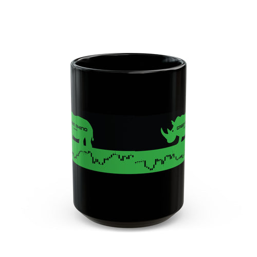 Green Rhino Trading Black Coffee Cup