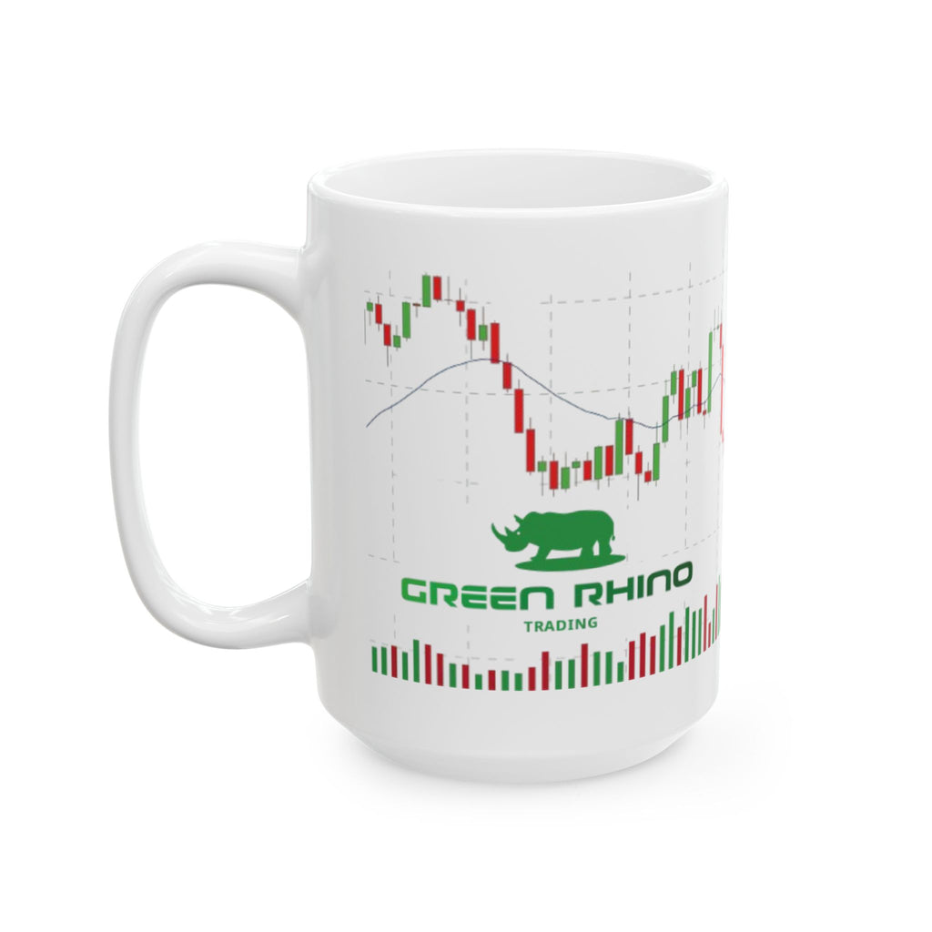 Stock Market Candlestick Chart Ceramic Mug – Trader Coffee Cup
