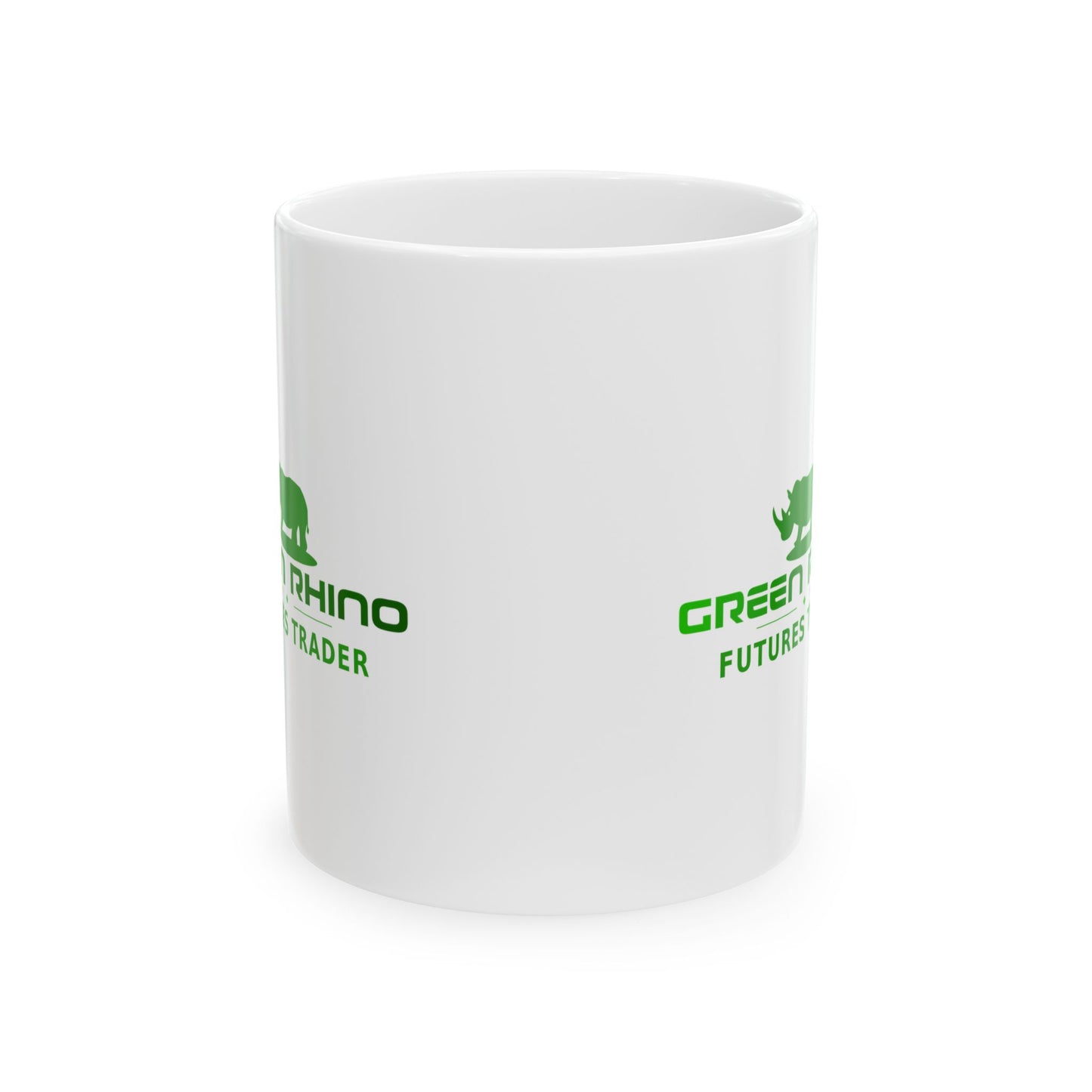 Green Rhino Trading Futures Trader Mug – White