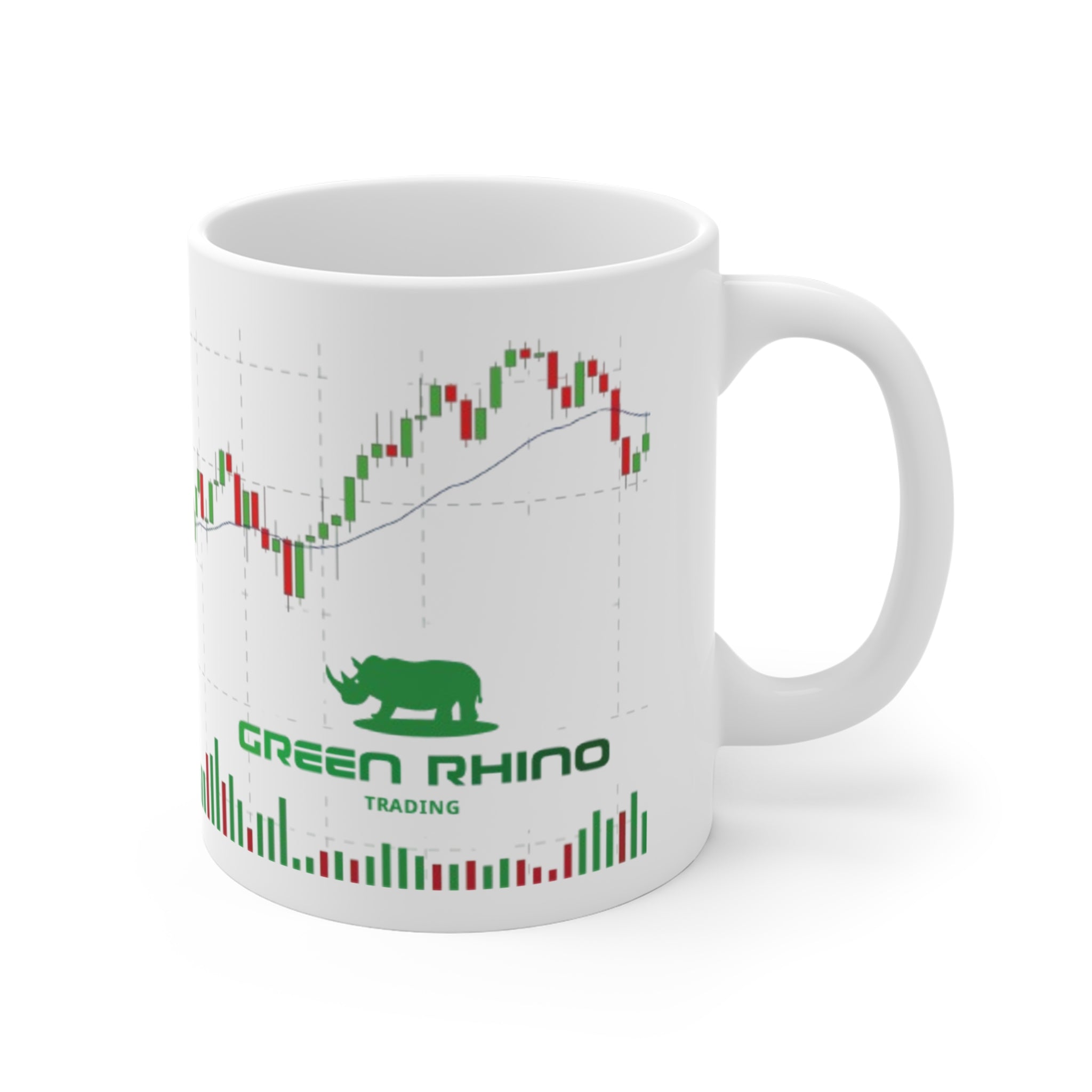Green Rhino Stock Chart Coffee Cup