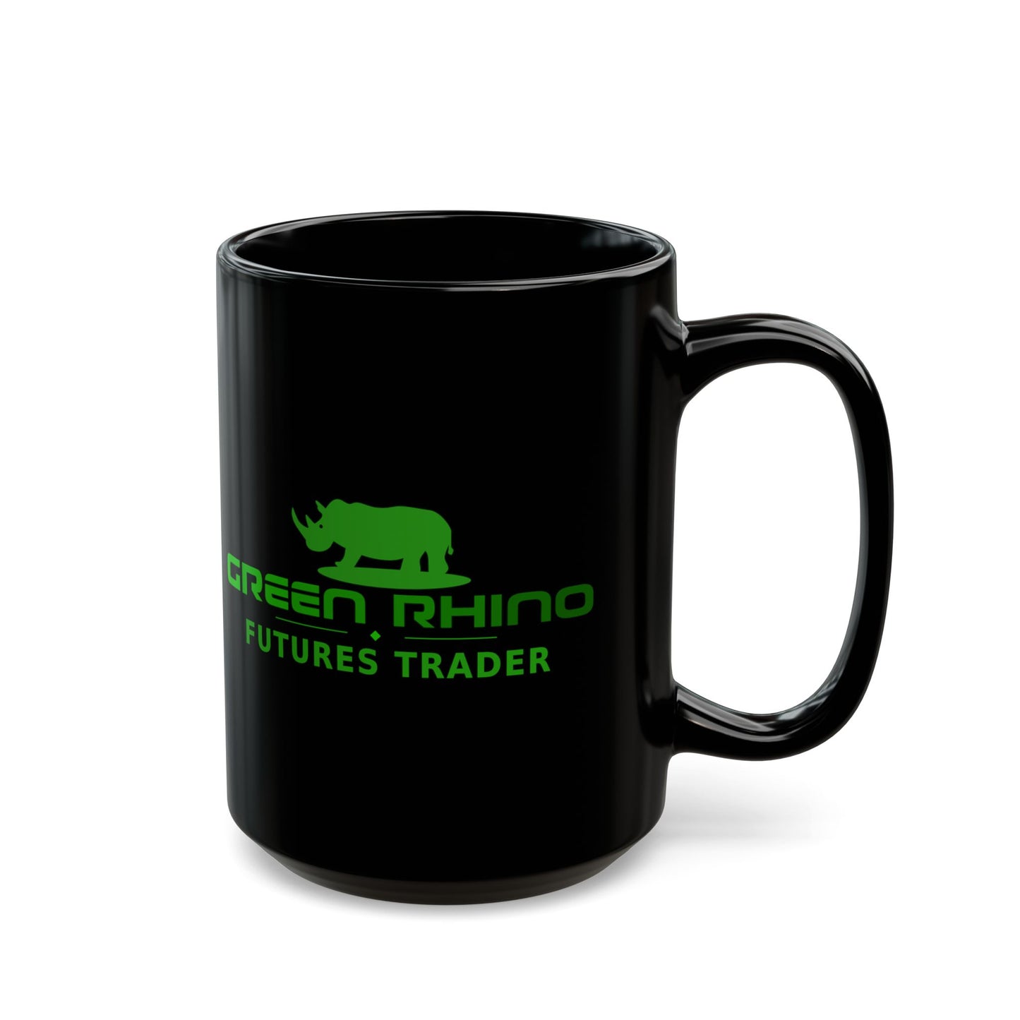 Green Rhino Trading Futures Trader Mug – Black