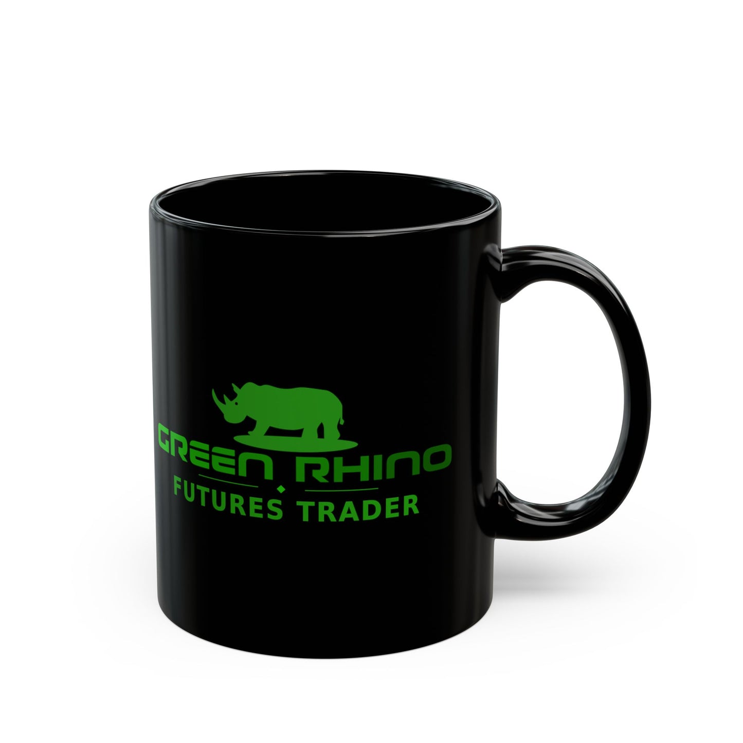 Green Rhino Trading Futures Trader Mug – Black