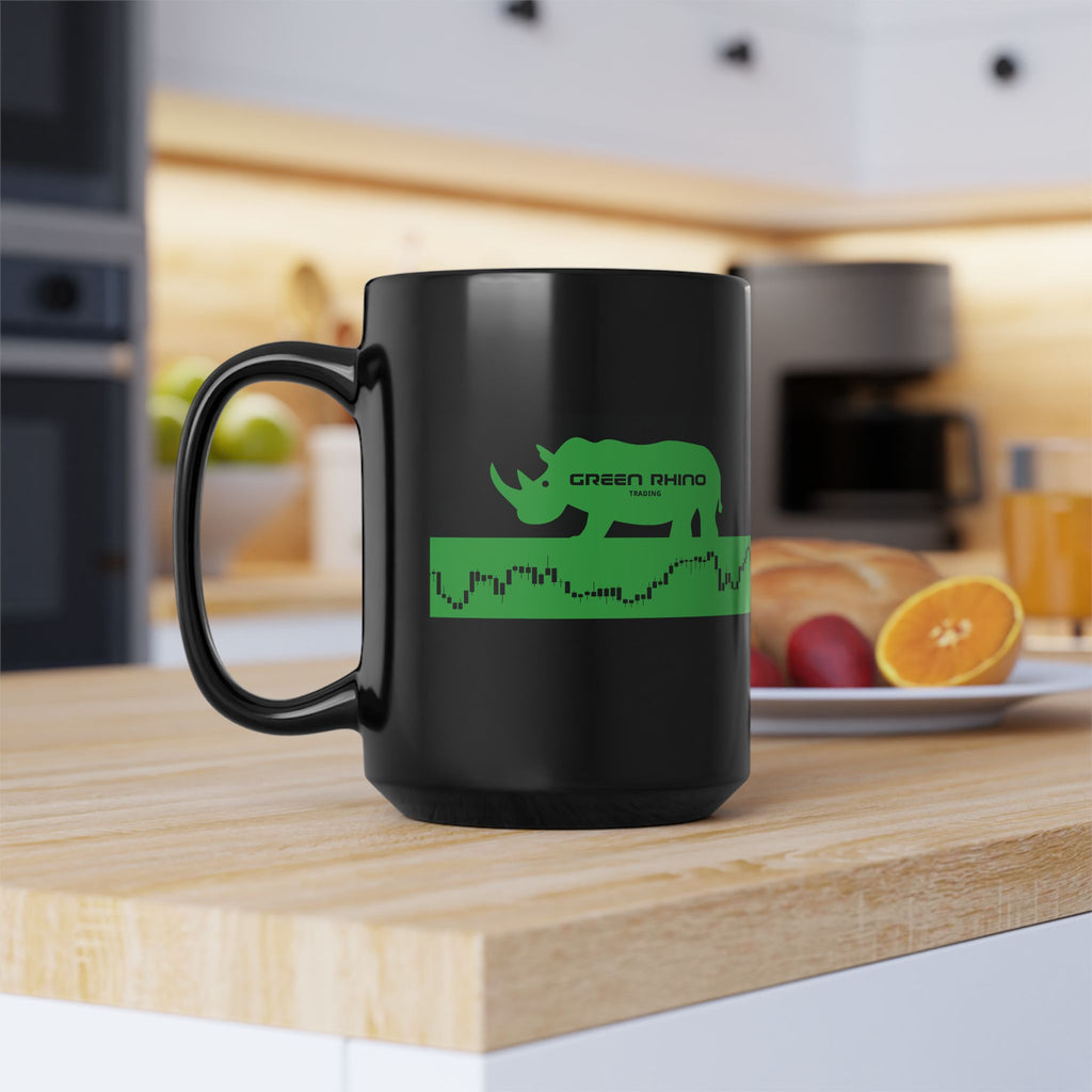 Green Rhino Trading Black Coffee Cup