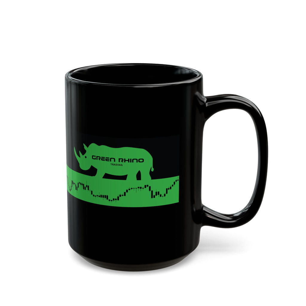 Green Rhino Trading Black Coffee Cup