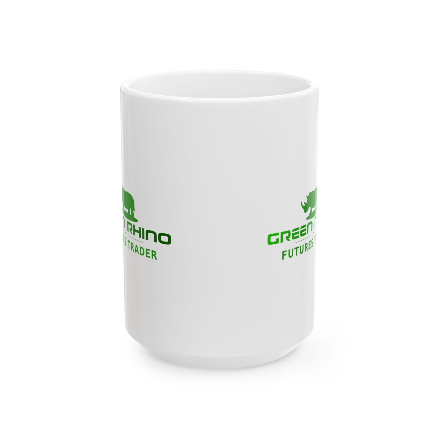 Green Rhino Trading Futures Trader Mug – White